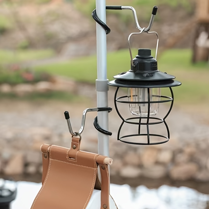 Fishing Equipment Hanger - Stainless Steel Light Stand Holder Hooks