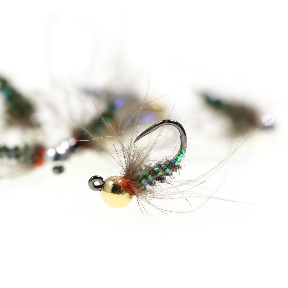 4pcs #16 Tungsten Beadhead CDC - огляд і ціна Fishing Equipment Europe