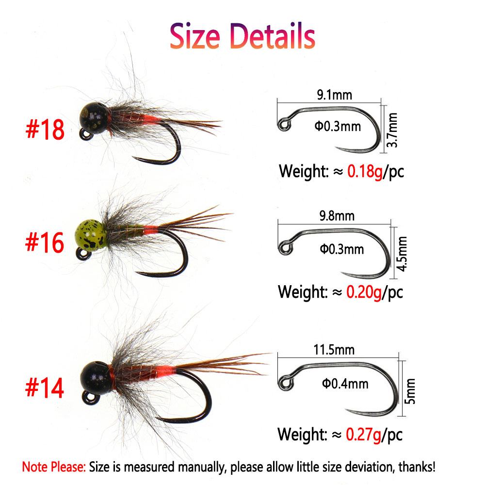 6PCS #14  #16 #18 Fast Sinking - огляд і ціна Fishing Equipment Europe