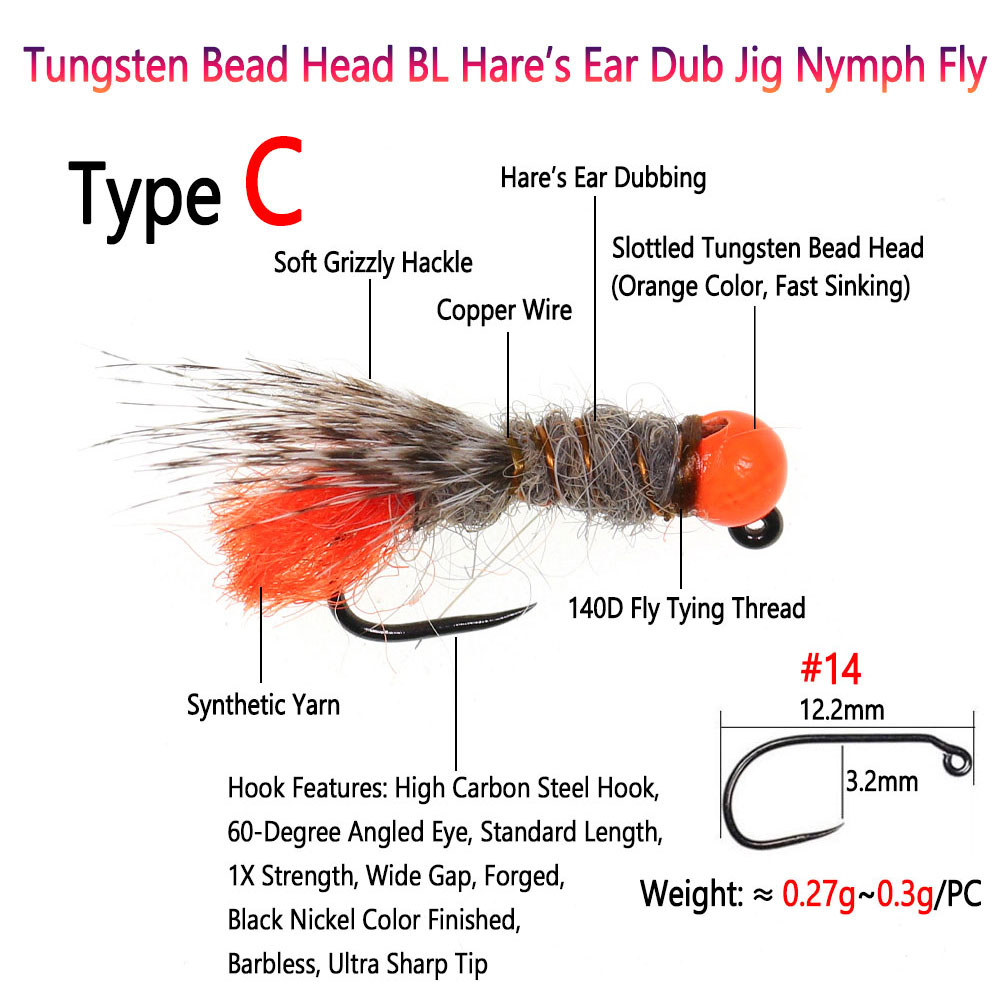 Bimoo 4PCS Tungsten Bead Head  - огляд і ціна Fishing Equipment Europe