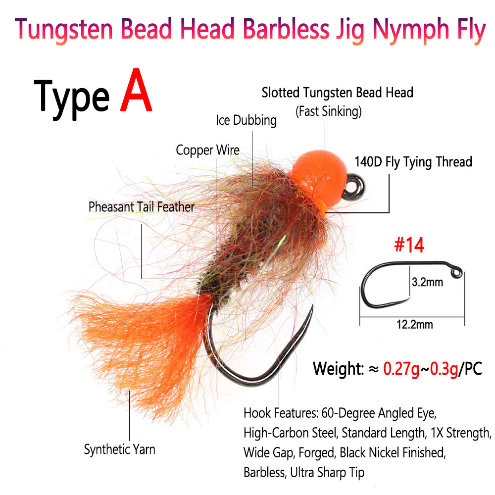 Bimoo 6PCS Tungsten Bead Head  - огляд і ціна Fishing Equipment Europe